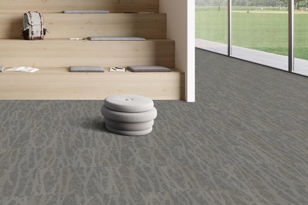 Shaw Contract - Creative Zone - Ponder Tile - 24 in. x 24 in. - Commercial Carpet Tile - Thoughtful Room Scene