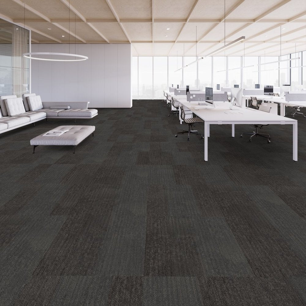 Shaw Contract - Connected Threads - Knitted Strataworx Tile - 24 in. x 24 in. - Commercial Carpet Tile - Heritage