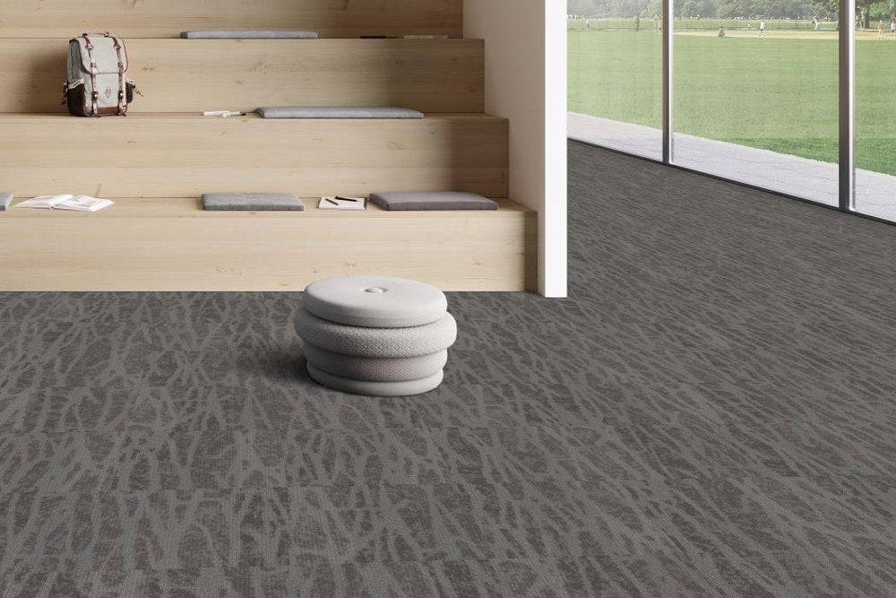 Shaw Contract - Creative Zone - Ponder Tile - 24 in. x 24 in. - Commercial Carpet Tile - Reveal Room Scene