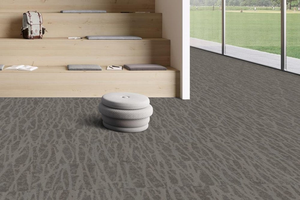 Shaw Contract - Creative Zone - Ponder Tile - 24 in. x 24 in. - Commercial Carpet Tile - Peptalk Room Scene