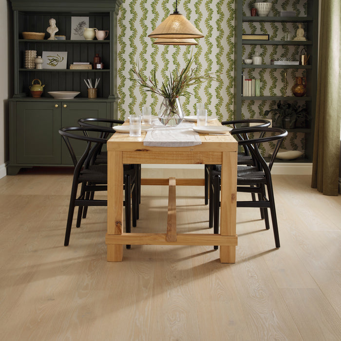 Karndean - Art Select 56" x 9" Glue Down Commercial Vinyl - Pale Artisan Oak Room scene