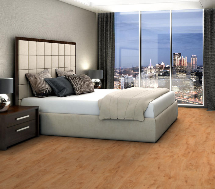 Philadelphia Commercial - Bosk - Luxury Vinyl Plank - Light Cherry floor installation