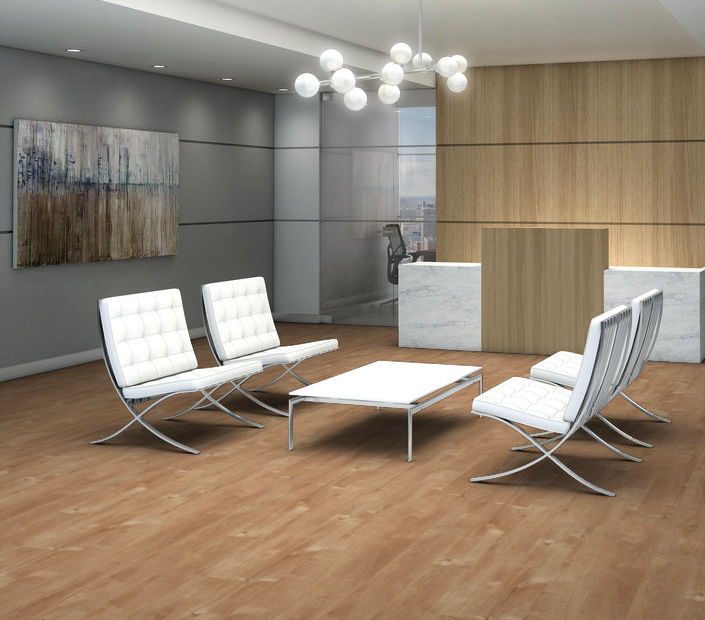 Philadelphia Commercial - Bosk - Luxury Vinyl Plank - Natural Oak floor installation