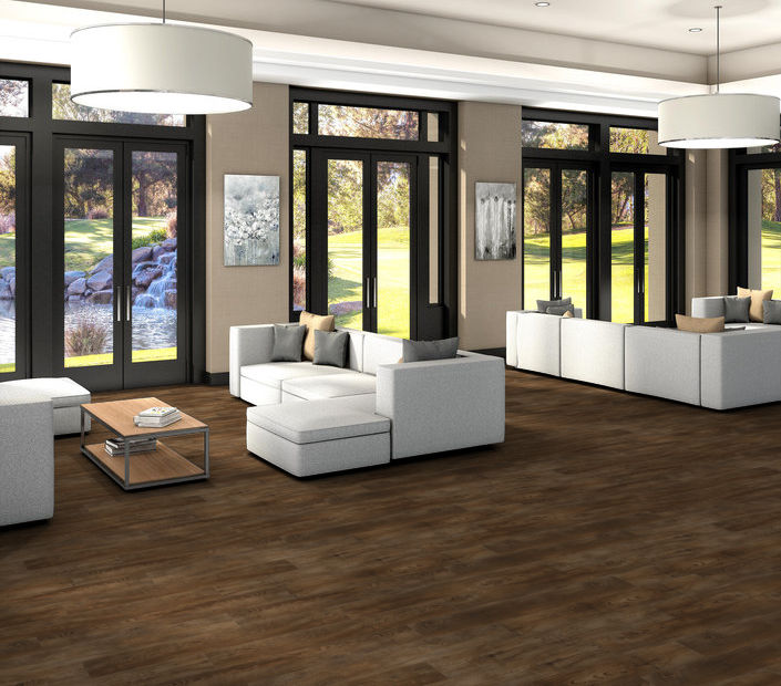Philadelphia Commercial - Bosk - Luxury Vinyl Plank - Deer Lodge floor installation
