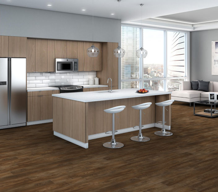 Philadelphia Commercial - Bosk - Luxury Vinyl Plank - Deer Lodge floor installation