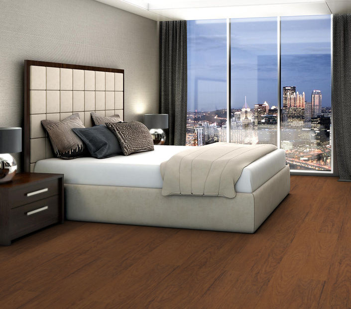 Philadelphia Commercial - Bosk - Luxury Vinyl Plank - Golden Hickory floor installation