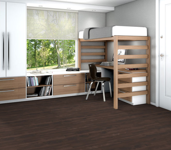 Philadelphia Commercial - Bosk - Luxury Vinyl Plank - Coffee Bean floor installation