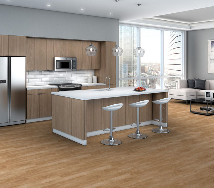 Philadelphia Commercial - Bosk Pro - Luxury Vinyl Plank - Rift Oak floor installation