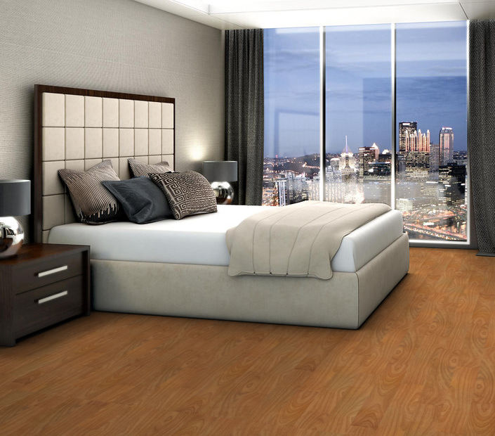 Philadelphia Commercial - Bosk Pro - Luxury Vinyl Plank - Brazen Red floor installation