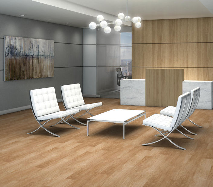 Philadelphia Commercial - Bosk Pro 6 - Luxury Vinyl Plank - Rift Oak floor installation