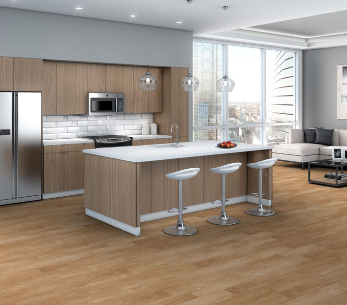 Philadelphia Commercial - Bosk Pro 6 - Luxury Vinyl Plank - Rift Oak floor installation