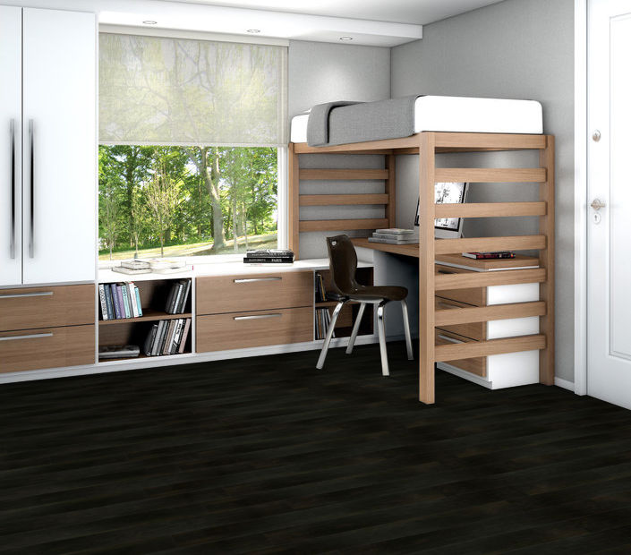 Philadelphia Commercial - Bosk Pro 6 - Luxury Vinyl Plank - Ebony Chestnut floor installation