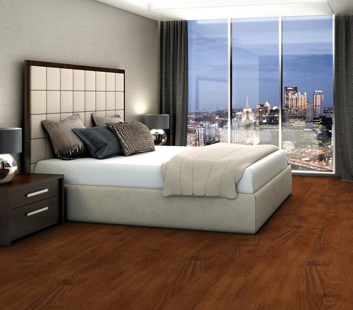 Philadelphia Commercial - Bosk Pro 6 - Luxury Vinyl Plank - Rosewood floor installation