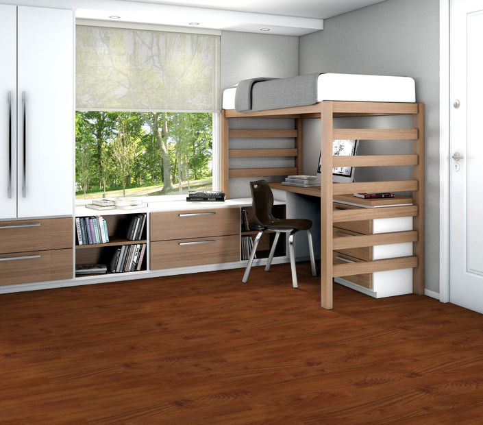 Philadelphia Commercial - Bosk Pro 6 - Luxury Vinyl Plank - Rosewood floor installation