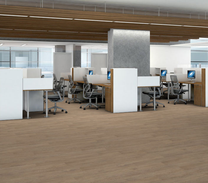 Philadelphia Commercial - Connection 4 - Luxury Vinyl Plank - Partnership floor installation
