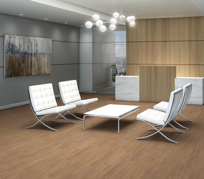 Philadelphia Commercial - Connection 4 - Luxury Vinyl Plank - Togetherness floor installation