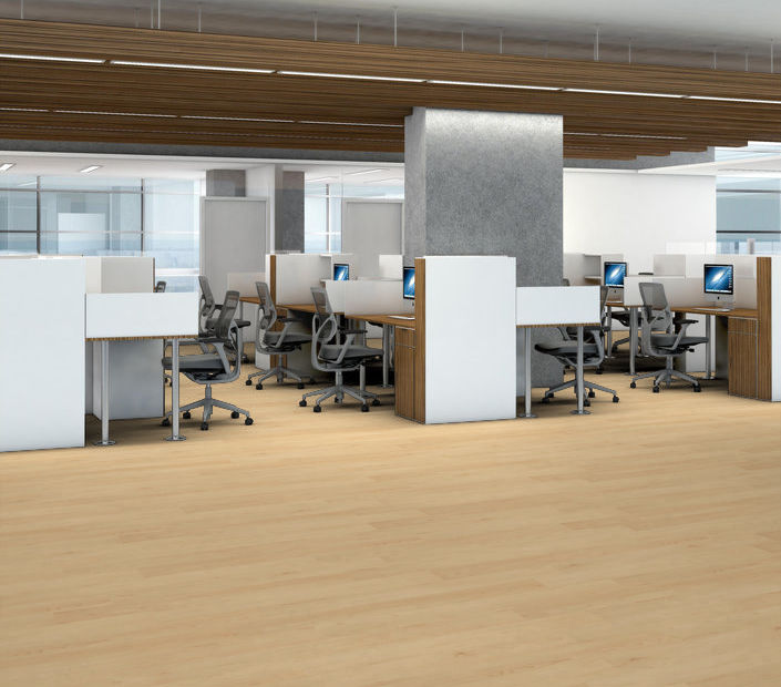 Philadelphia Commercial - Connection 4 - Luxury Vinyl Plank - Union floor installation