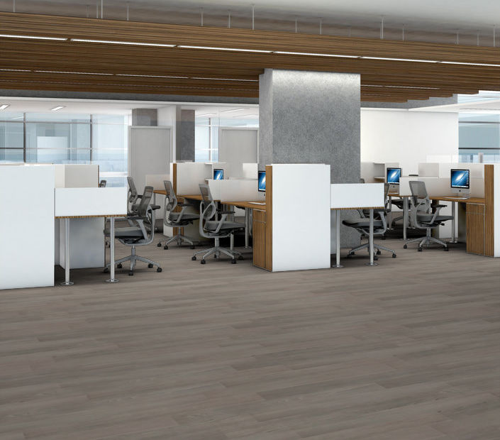 Philadelphia Commercial - Connection 4 - Luxury Vinyl Plank - Companionship floor installation
