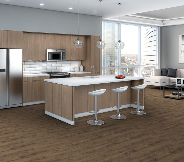 Philadelphia Commercial - Connection 6 - Luxury Vinyl Plank - Correlate floor installation
