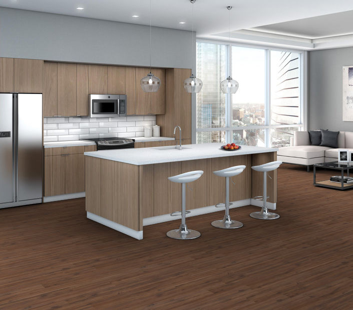 Philadelphia Commercial - Connection 6 - Luxury Vinyl Plank - Liaison floor installation