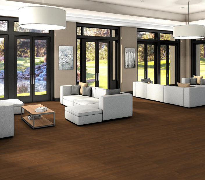 Philadelphia Commercial - Connection 6 - Luxury Vinyl Plank - Fellowship floor installation