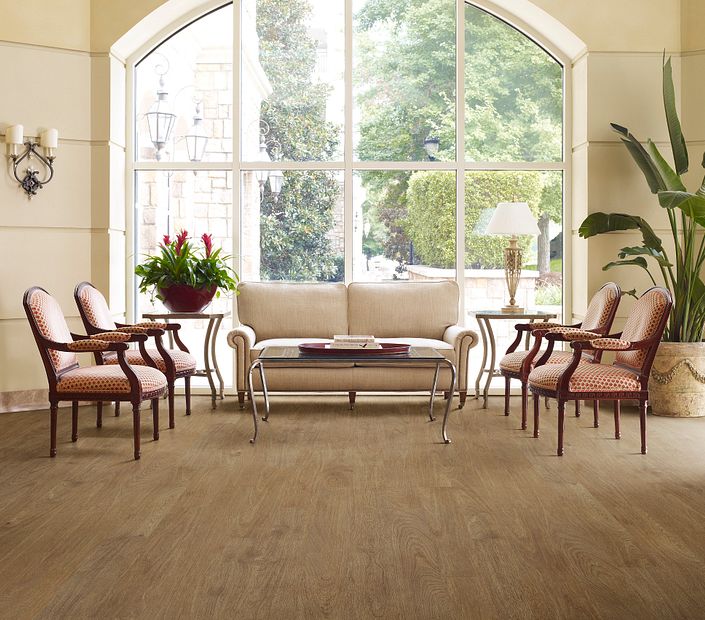 Philadelphia Commercial - Connection 6 - Luxury Vinyl Plank - Togetherness floor installation