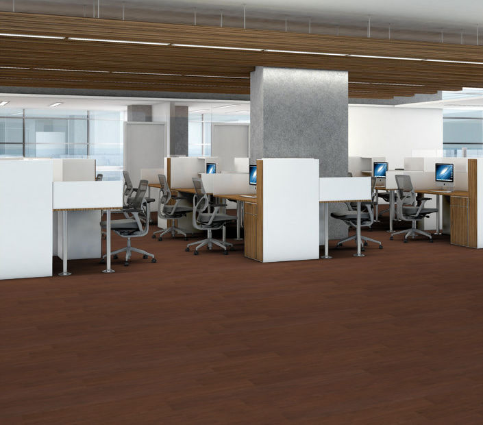 Philadelphia Commercial - Connection 6 - Luxury Vinyl Plank - Kinship floor installation