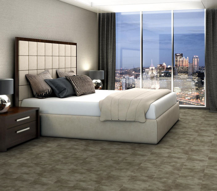 Philadelphia Commercial - Burnished - Luxury Vinyl Plank - Drift floor installation