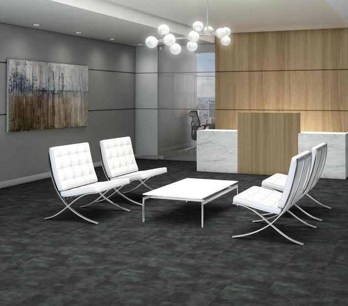 Philadelphia Commercial - Burnished - Luxury Vinyl Plank - Granite floor installation