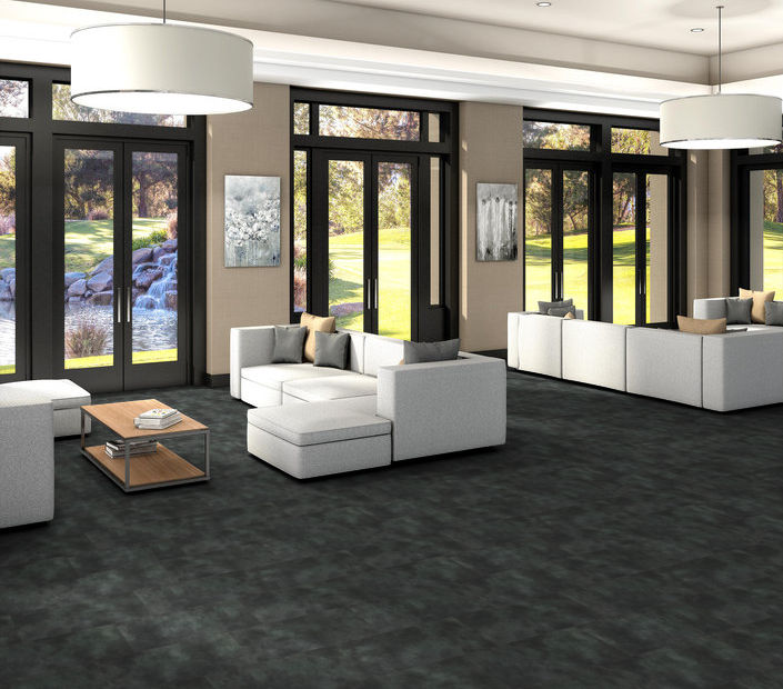 Philadelphia Commercial - Burnished - Luxury Vinyl Plank - Granite floor installation