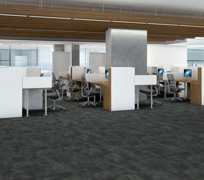 Philadelphia Commercial - Burnished - Luxury Vinyl Plank - Granite floor installation
