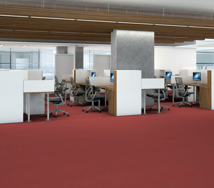 Philadelphia Commercial - Solid Structure - Vinyl Sheet - Beet floor installation