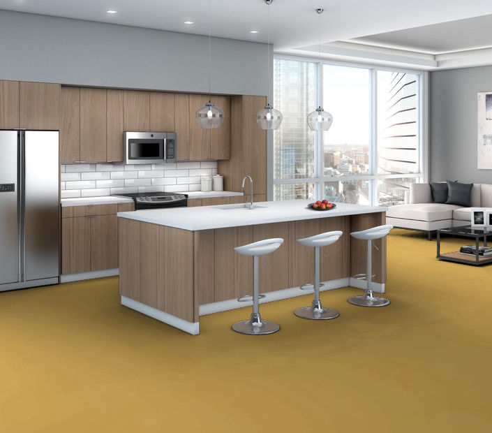 Philadelphia Commercial - Solid Structure - Vinyl Sheet - Sunset floor installation