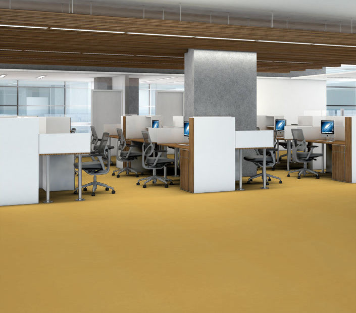 Philadelphia Commercial - Solid Structure - Vinyl Sheet - Sunset floor installation