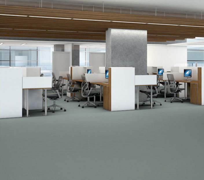 Philadelphia Commercial - Solid Structure - Vinyl Sheet - Chalet floor installation