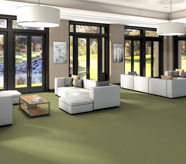Philadelphia Commercial - Solid Structure - Vinyl Sheet - Citrus floor installation