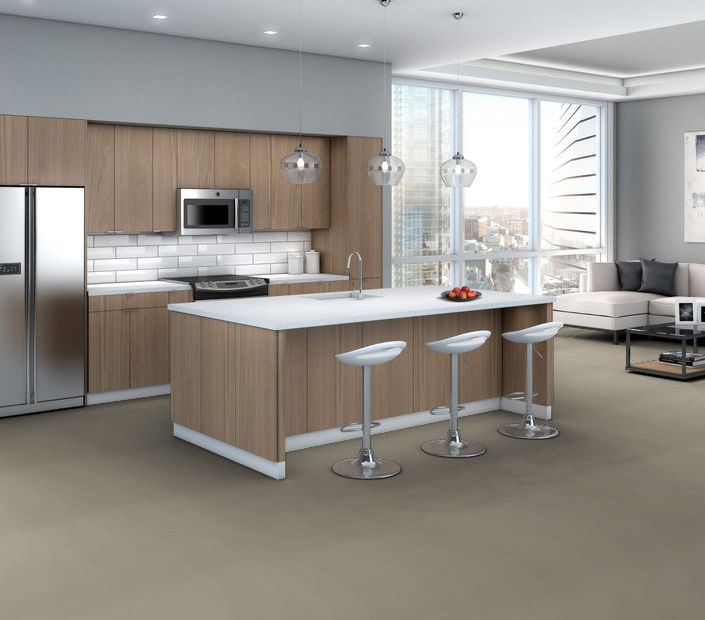 Philadelphia Commercial - Solid Structure - Vinyl Sheet - Calm floor installation