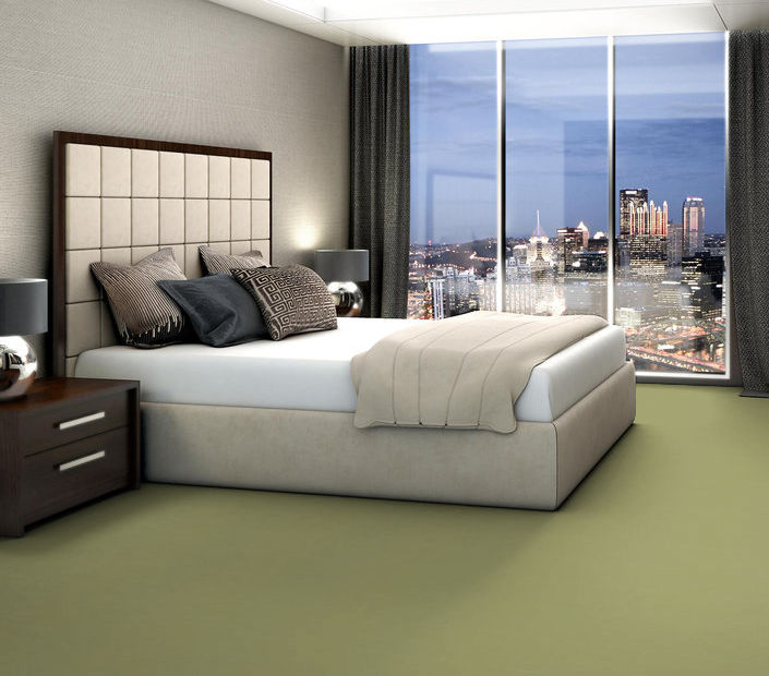 Philadelphia Commercial - Solid Structure - Vinyl Sheet - Citrus floor installation