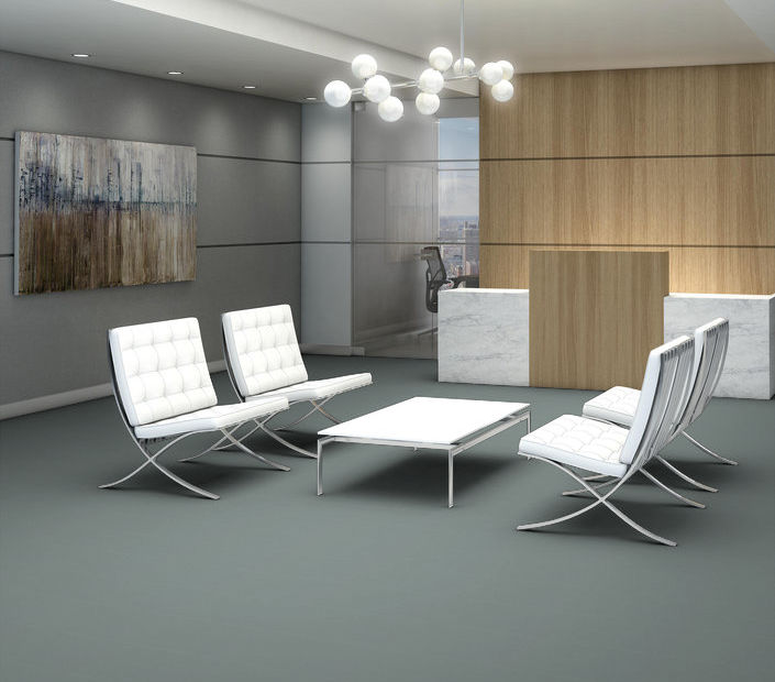 Philadelphia Commercial - Solid Structure - Vinyl Sheet - Herbal floor installation