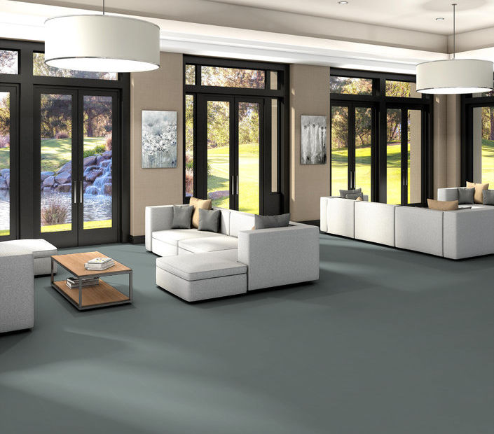 Philadelphia Commercial - Solid Structure - Vinyl Sheet - Herbal floor installation