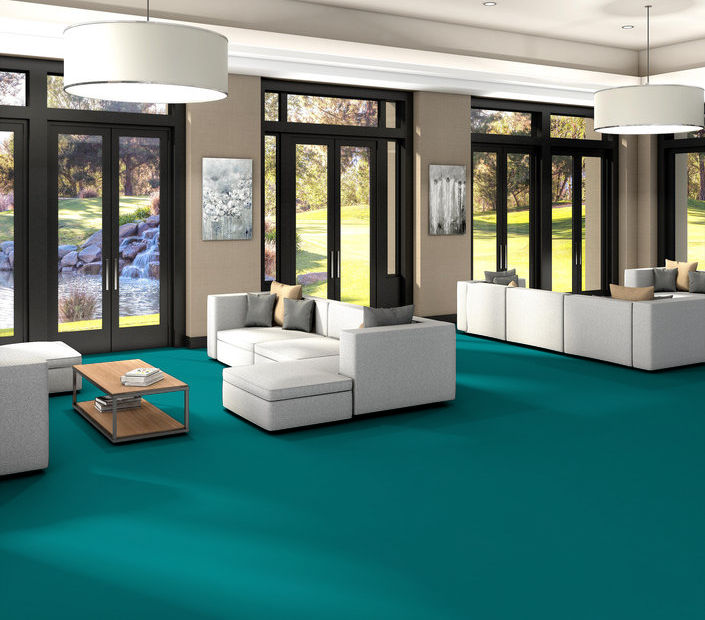 Philadelphia Commercial - Solid Structure - Vinyl Sheet - Aegean floor installation