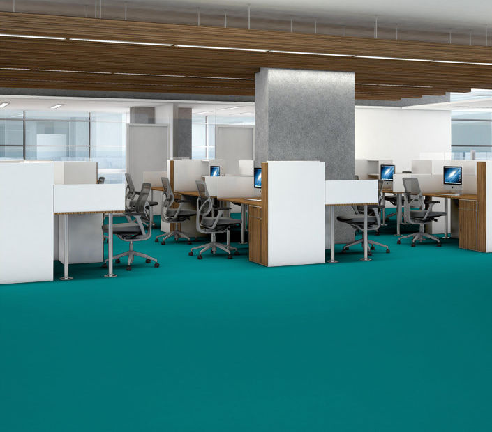 Philadelphia Commercial - Solid Structure - Vinyl Sheet - Aegean floor installation