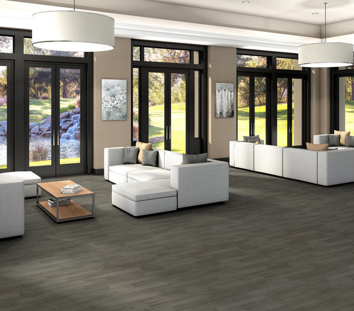 Philadelphia Commercial - Organic Structure - Vinyl Sheet - Glacier floor installation