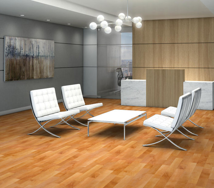 Philadelphia Commercial - Organic Structure - Vinyl Sheet - Lively floor installation