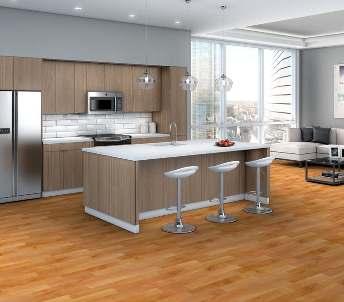 Philadelphia Commercial - Organic Structure - Vinyl Sheet - Lively floor installation