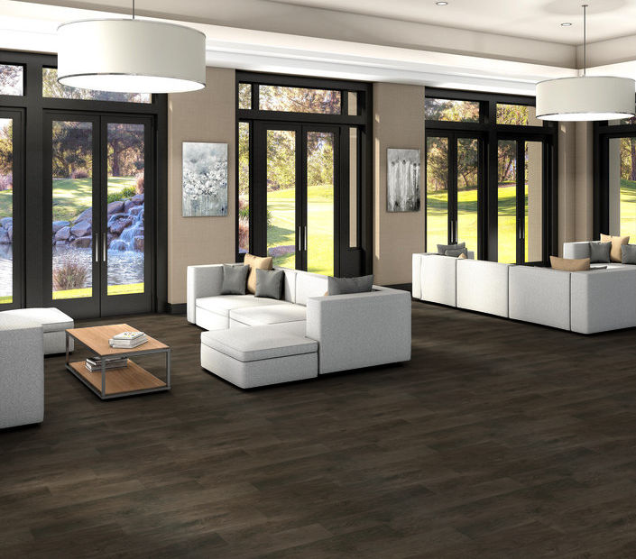 Philadelphia Commercial - Organic Structure - Vinyl Sheet - Leather floor installation