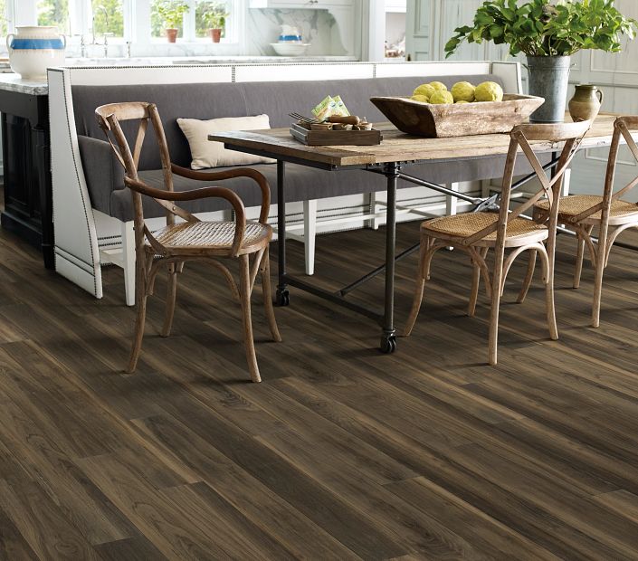 Philadelphia Commercial - In The Grain II 12 - Luxury Vinyl Plank - Amaranth floor installation