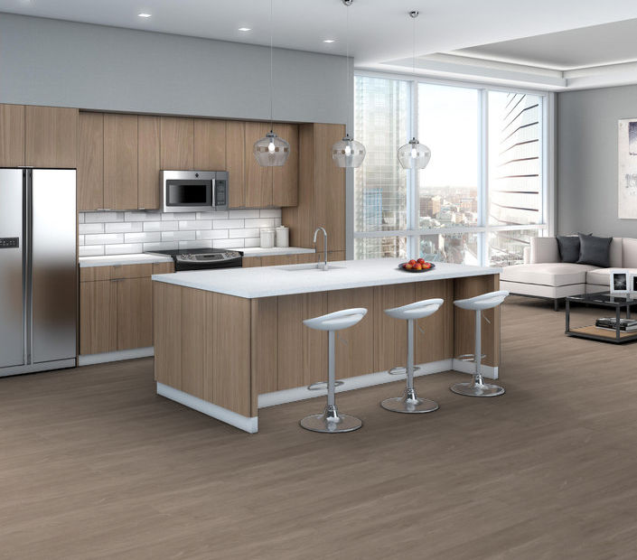 Philadelphia Commercial - In The Grain II 12 - Luxury Vinyl Plank - Spelt floor installation