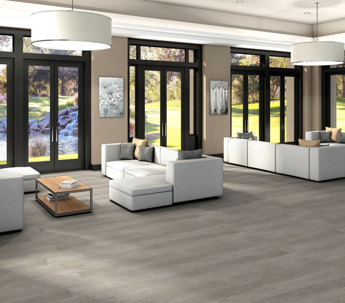 Philadelphia Commercial - In The Grain II 12 - Luxury Vinyl Plank - Drift floor installation