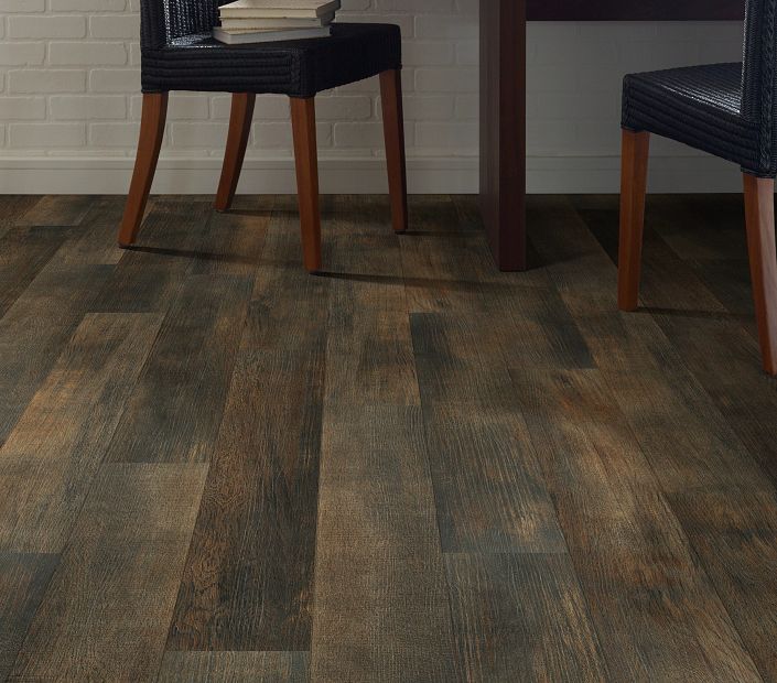 Philadelphia Commercial - In The Grain II 12 - Luxury Vinyl Plank - Briarwood floor installation